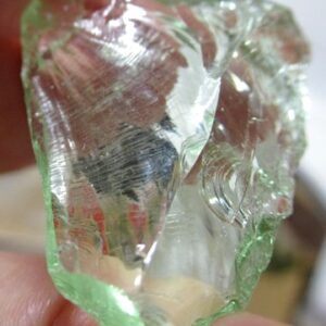 アンダラ#022: シエラ産 希少サイババグリーン、うっとり、サイババマジック！ハートヒーラー！すっきりと優美なペンダント型！