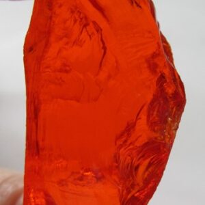 アンダラ#043:インドネシア産希少 レッドオレンジ、優美でパワフルなペンダント型！