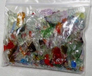アンダラ:カラフル大小ミックスさざれ 50 g入り袋、オルゴナイトに? アイデア次第でクリエィティブに!ご奉仕品 - 画像 (3)
